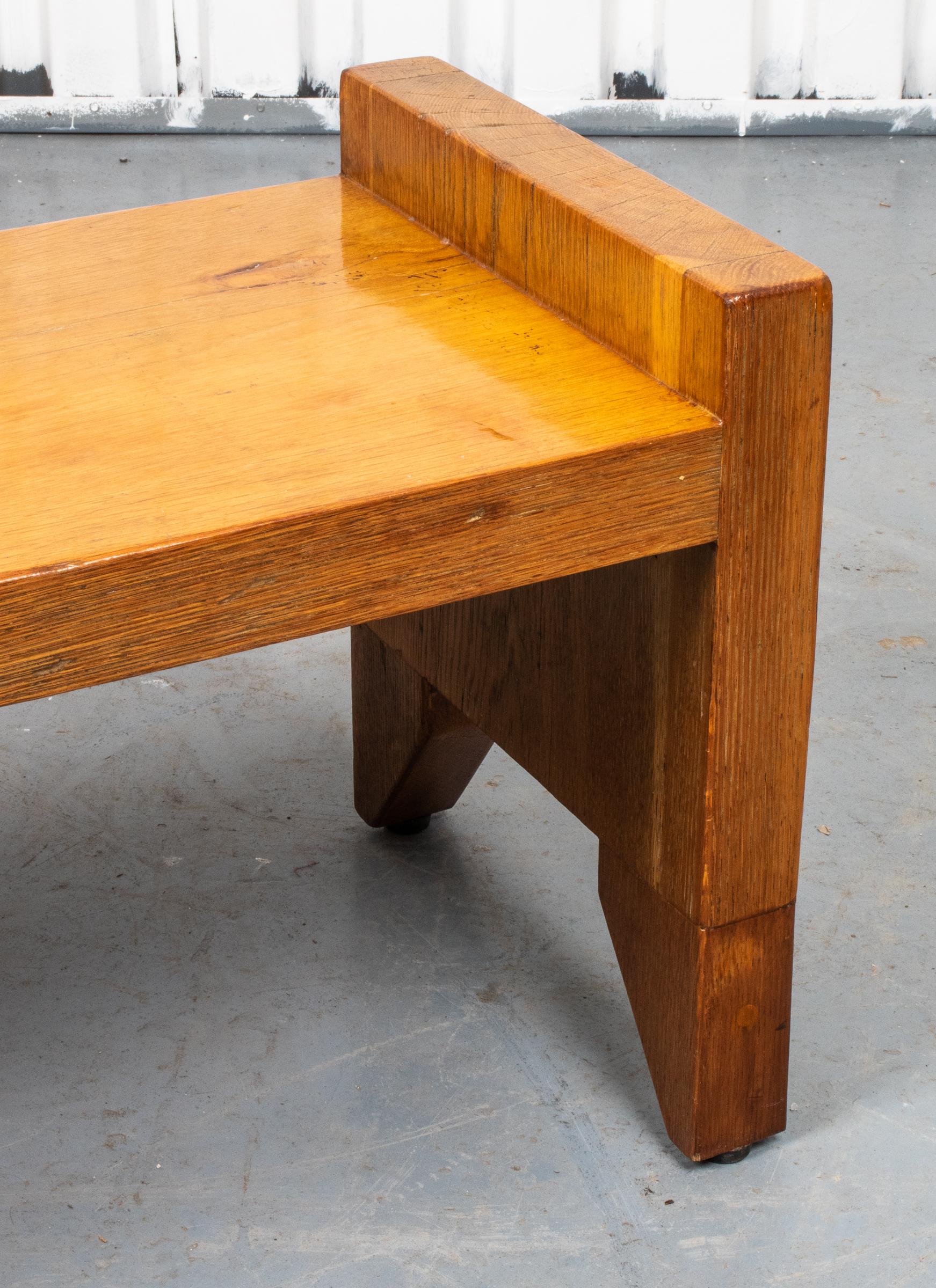 American Craftsman Edward Garratt Maple Craftsman Bench