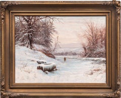 A Walk in Winter by Edward Gay (American, 1837-1928)