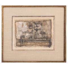 Edward Giobbi Still Life Scene Mixed Media, 1975