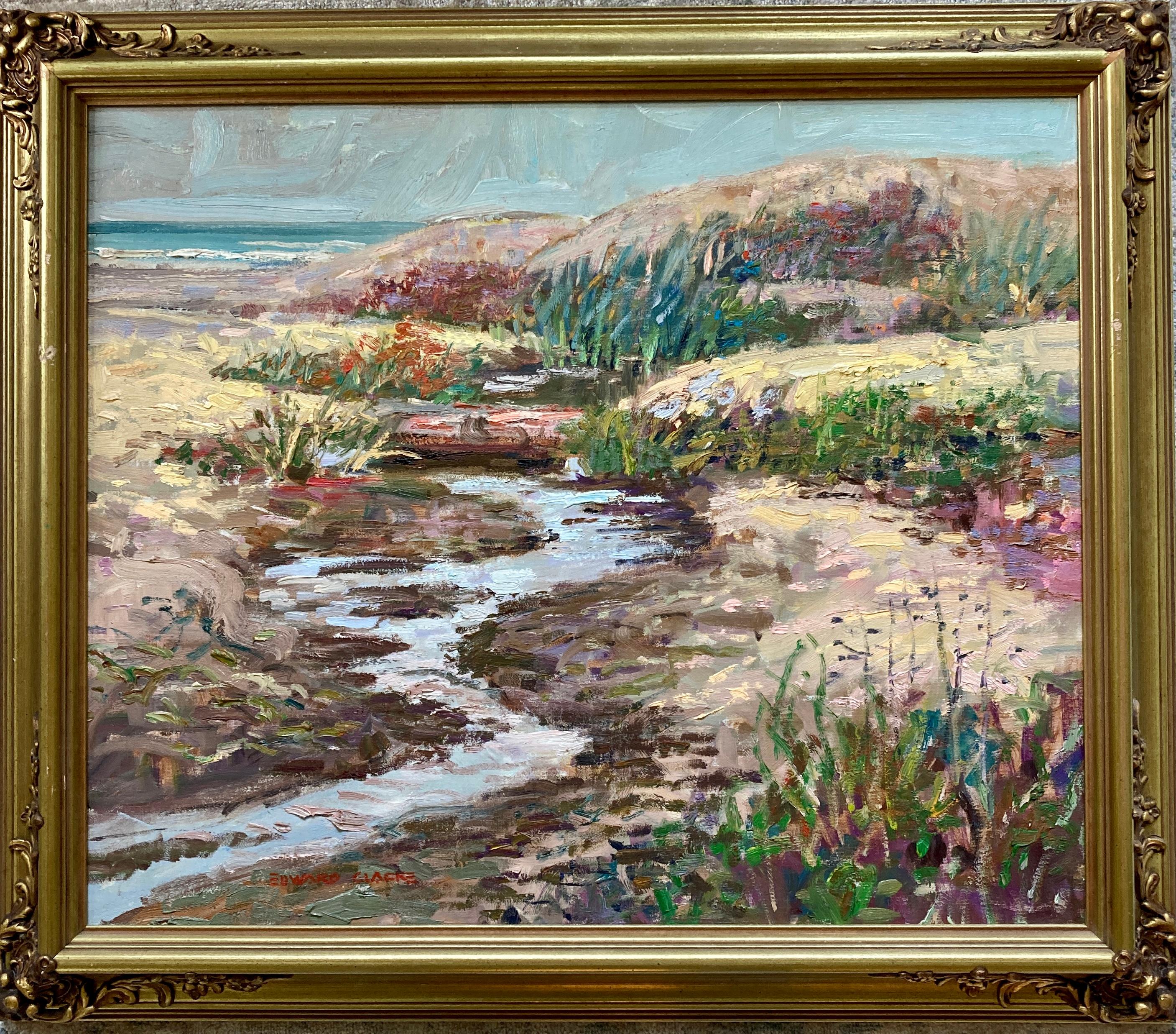 Edward Glafke 'Before Big Sur' Impressionist Landscape Painting For Sale 1