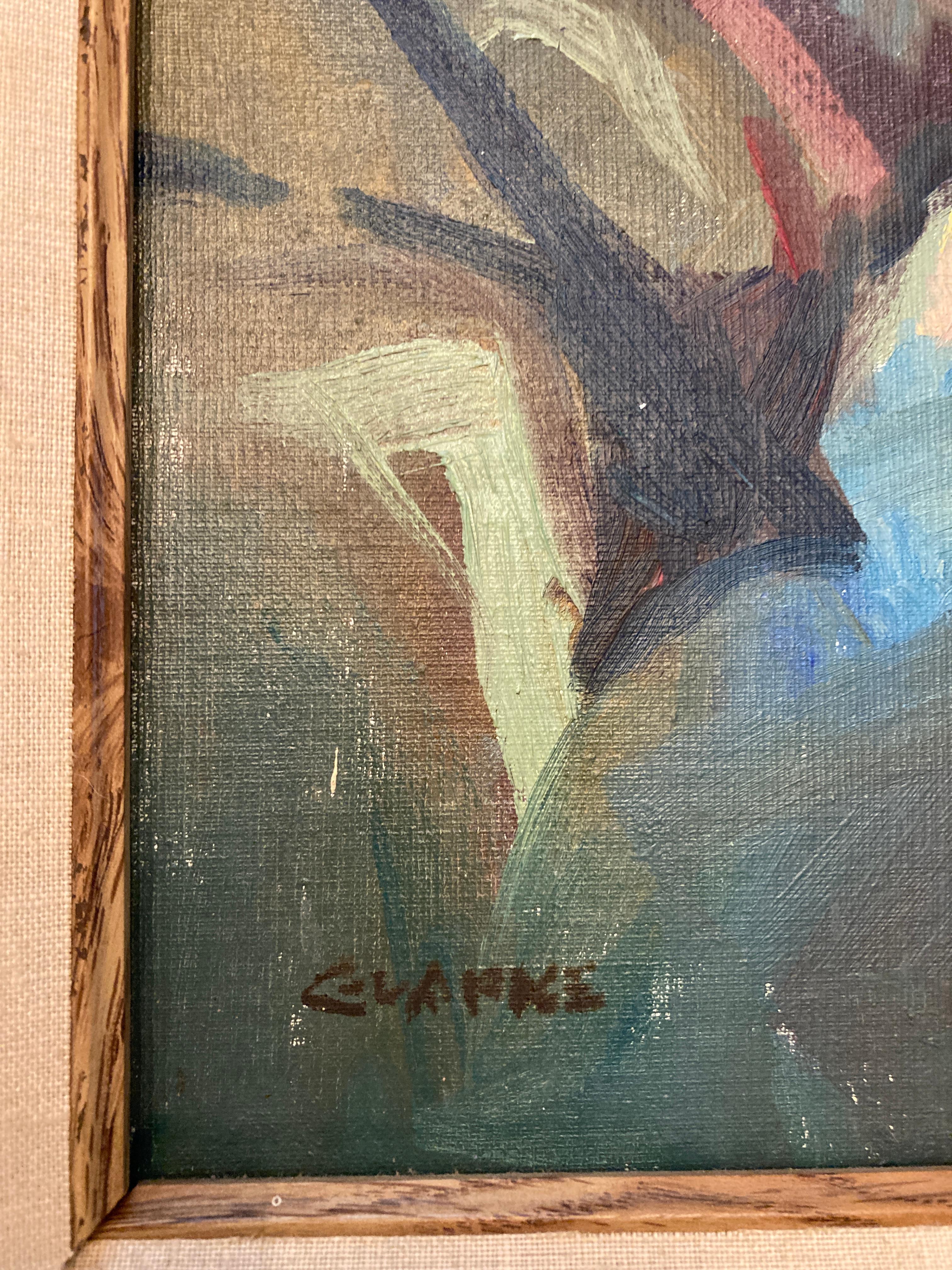 Edward Glafke 'Point Lobos' Carmel Impressionist Seascape Painting For Sale 4