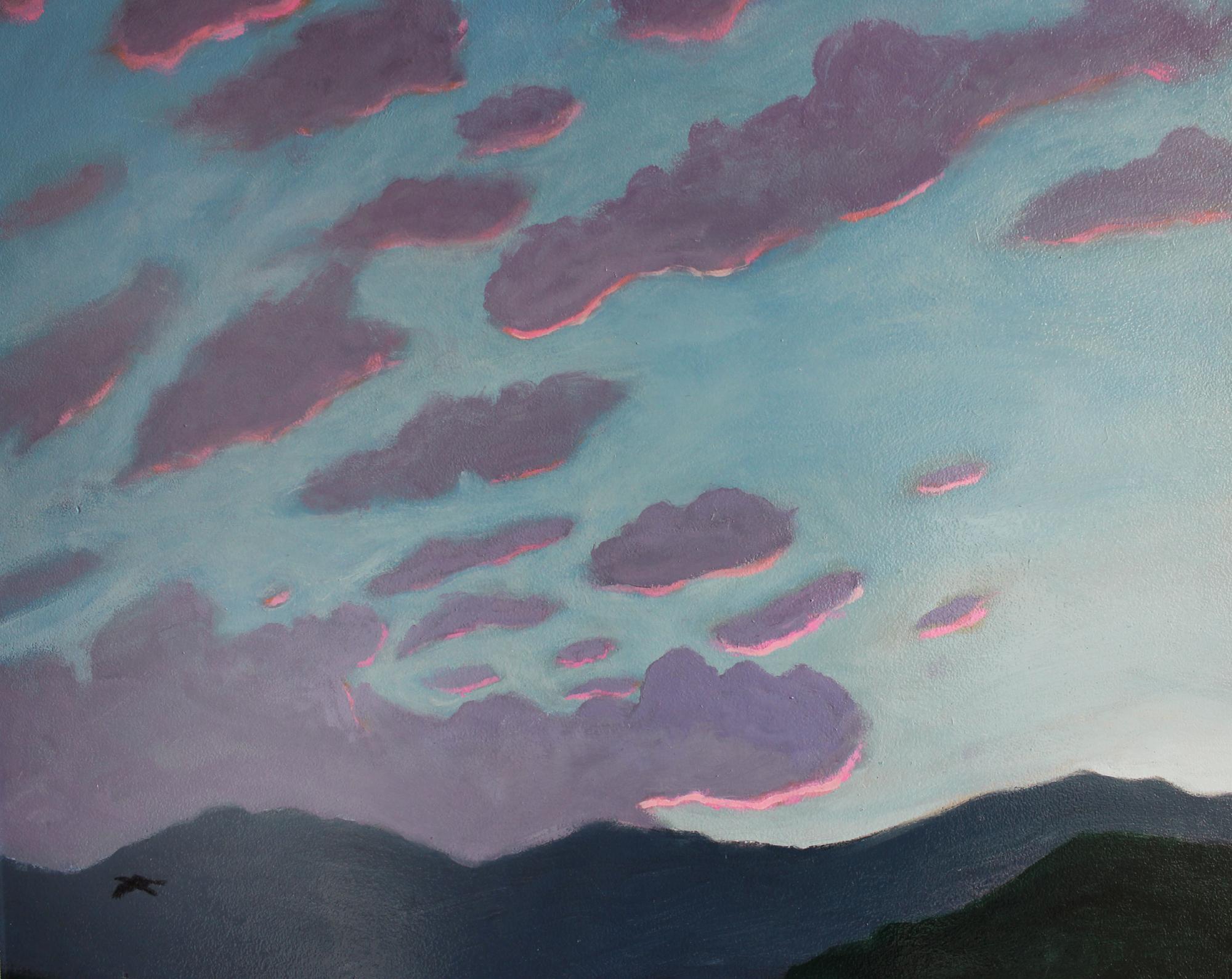 Friedensvoller Abend – Painting von Edward Goral