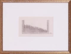 Signed art deco woodcut, by Edward Gordon Craig 'Army of Fortinbras'