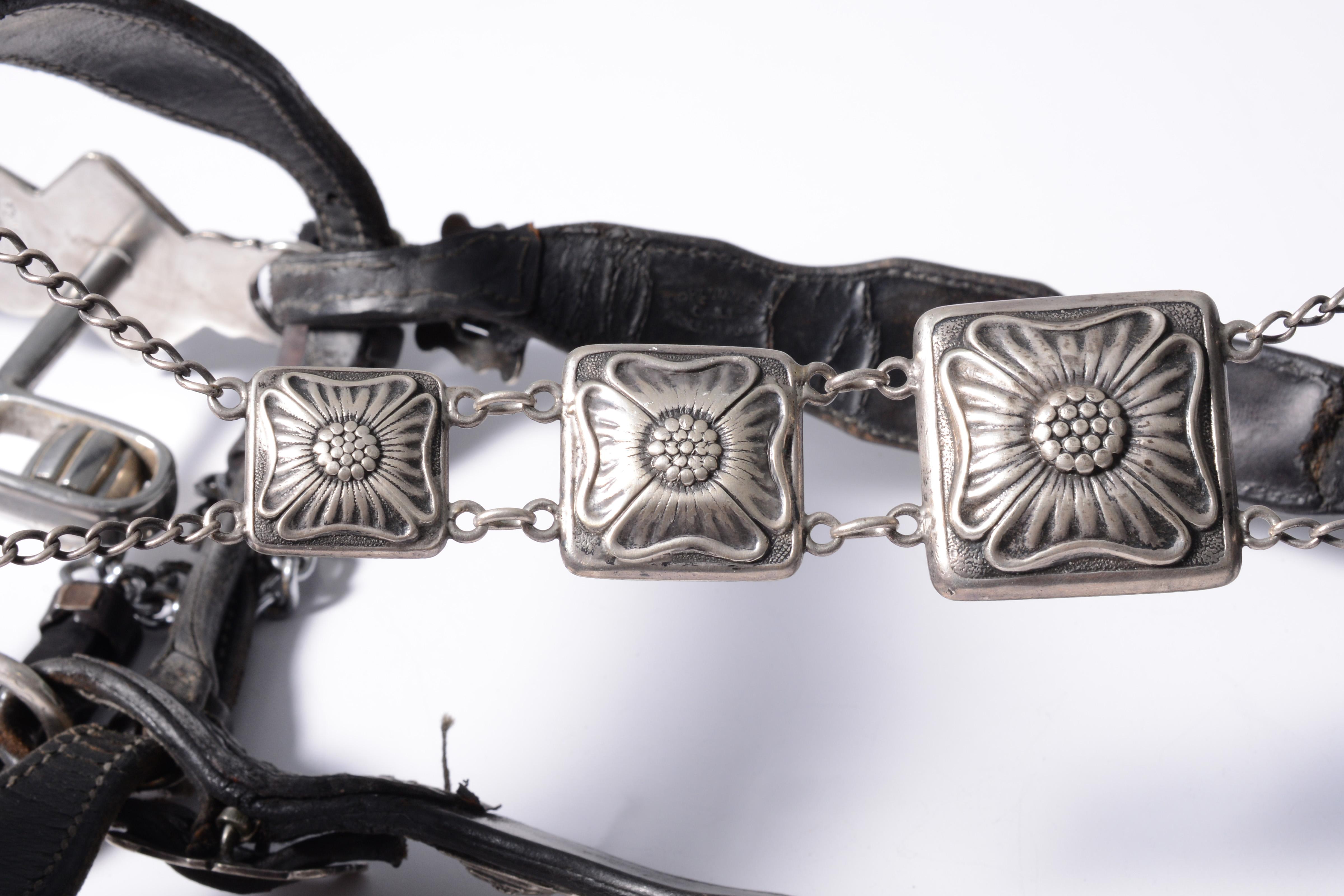 Silver Edward H. Bohlin Parade Saddle Set For Sale