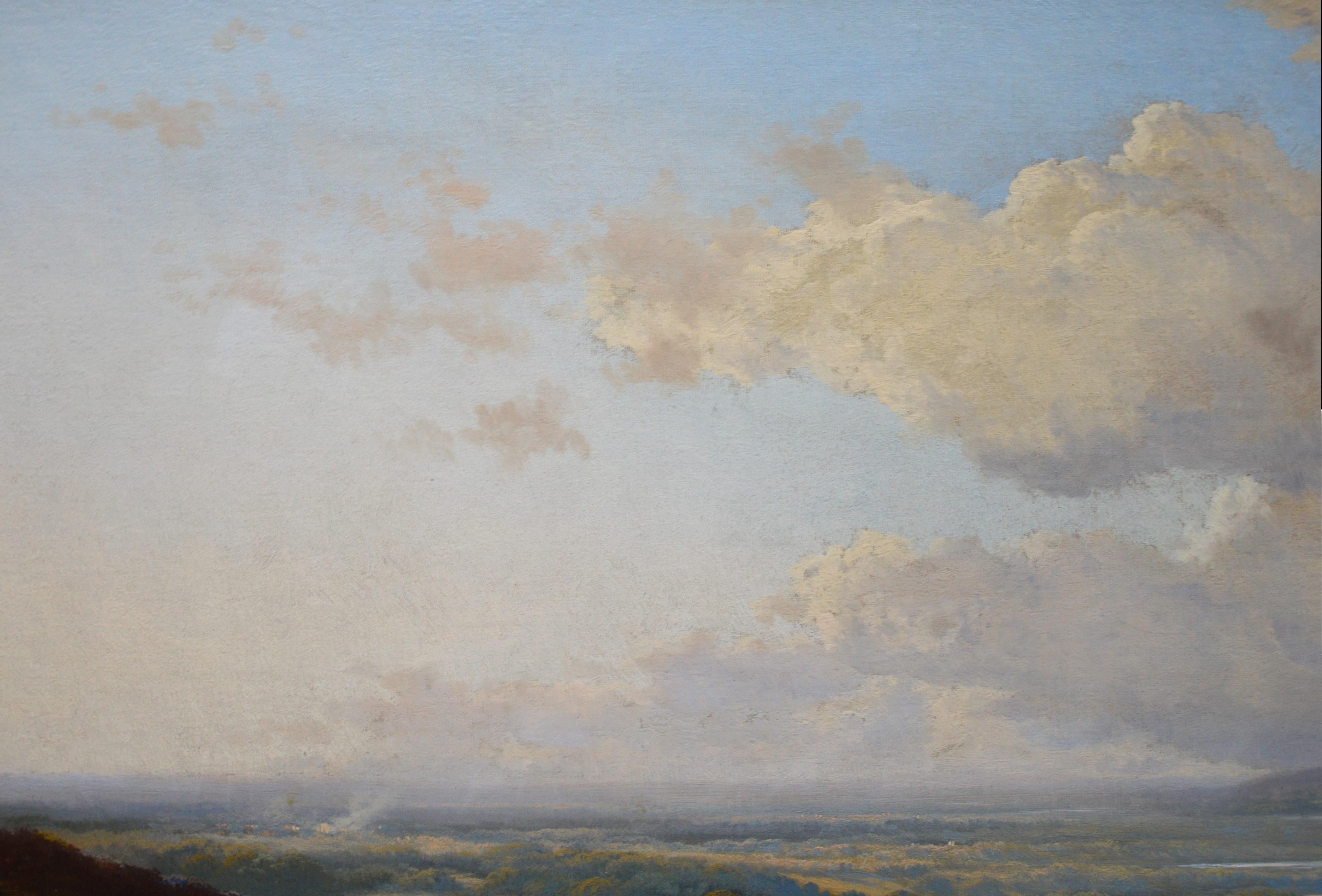 Wharfedale - 19th Century English Landscape Oil Painting of Yorkshire Dales 2