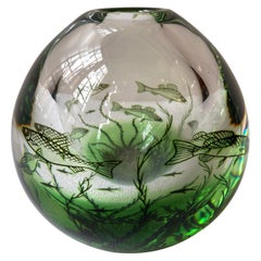 Edward Hald for Orrefors Fish Vase