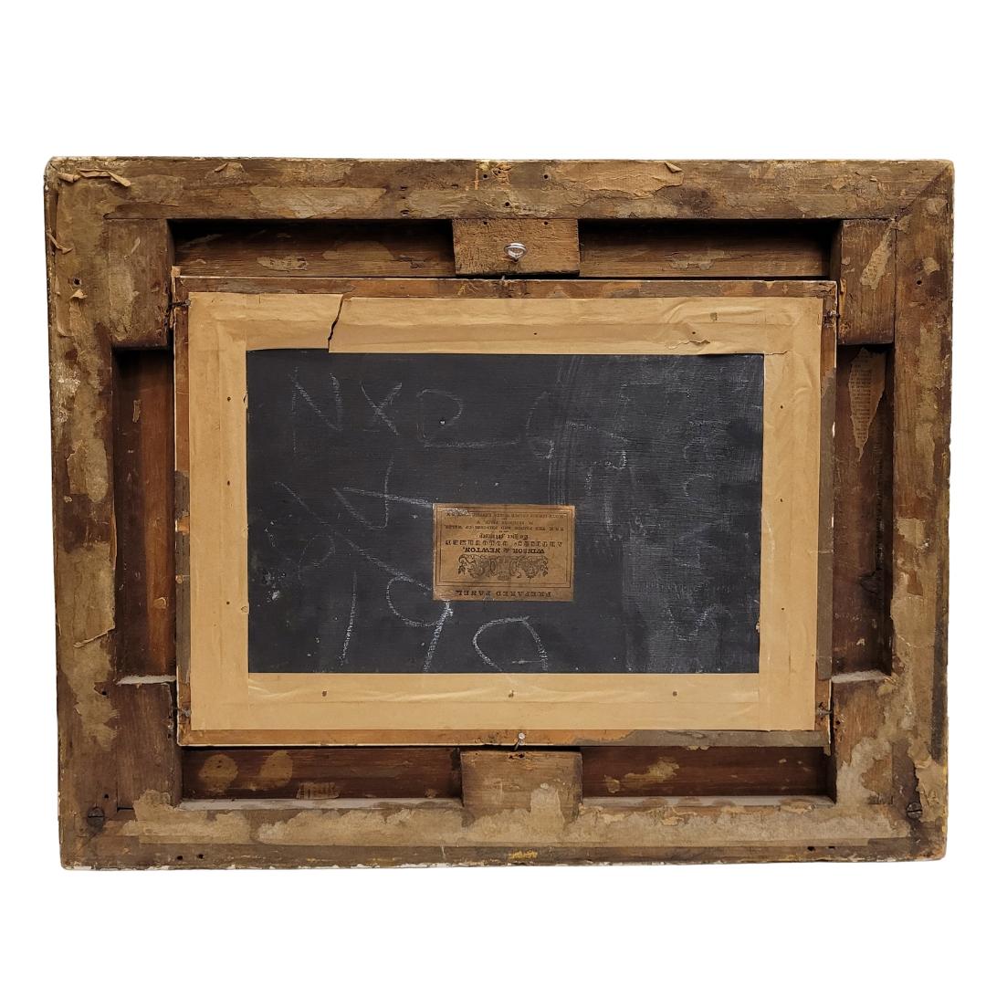 Huile sur panneau Écosse 
