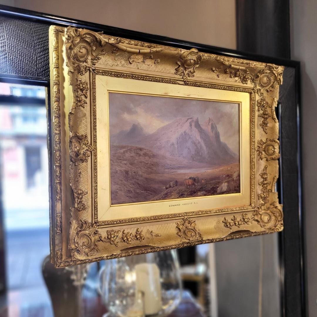 Huile sur panneau Écosse 