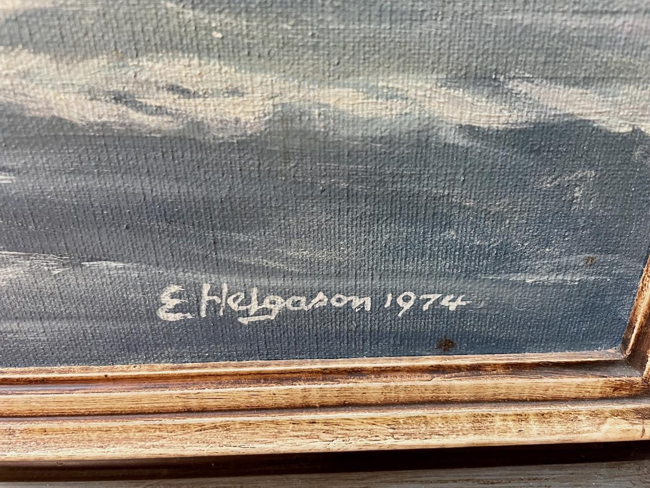 Unlike the typical lost subject of a historic marine painting, this ship is cared for to this day by the San Francisco Maritime Museum. And it floats there secure in the dignity of having been designated in 1985 as a National Historic Landmark.
But