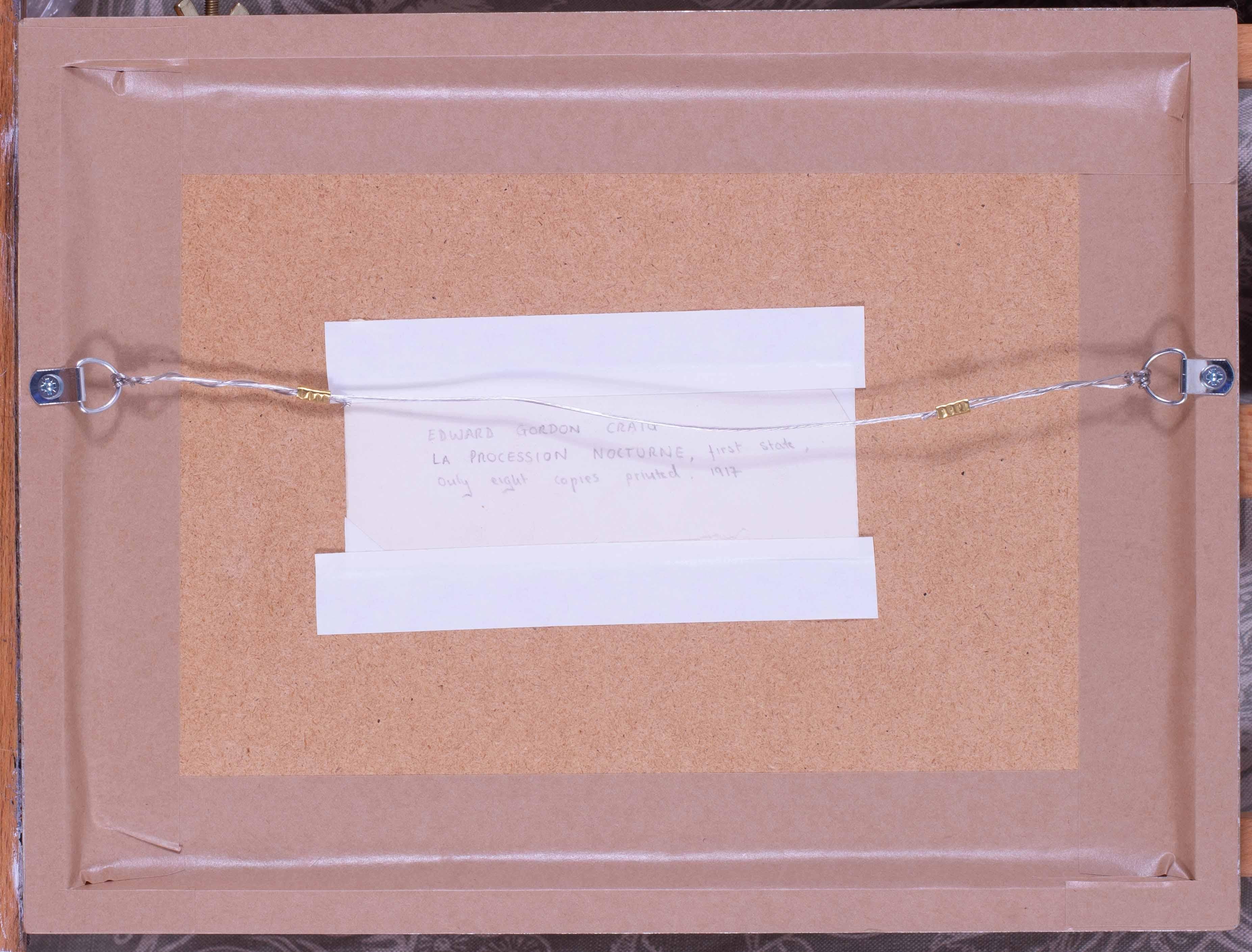xilografía británica Art Déco del artista de principios del siglo XX Edward Gordon Craig en venta 2