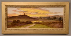 Oil Painting by Edward Henry Holder "Reigate Hill, Evening" 