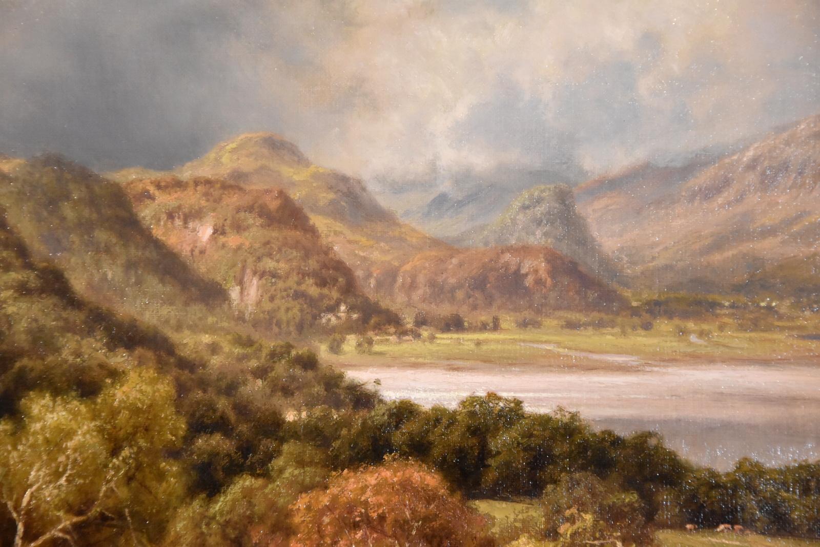 Oil Painting by Edward Henry Holder “Scene in the Lake District” 1