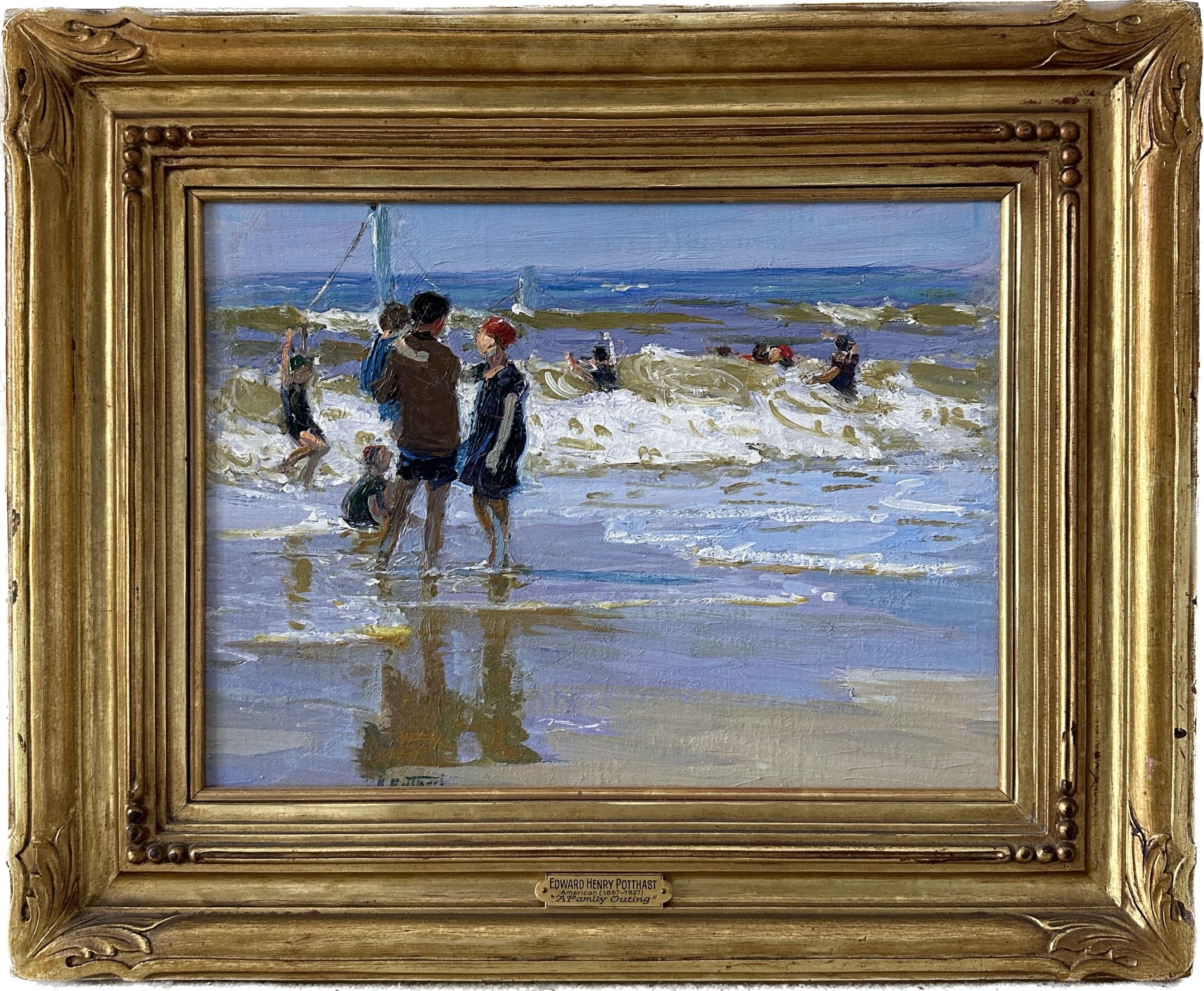 A Family Outing - Painting by Edward Henry Potthast