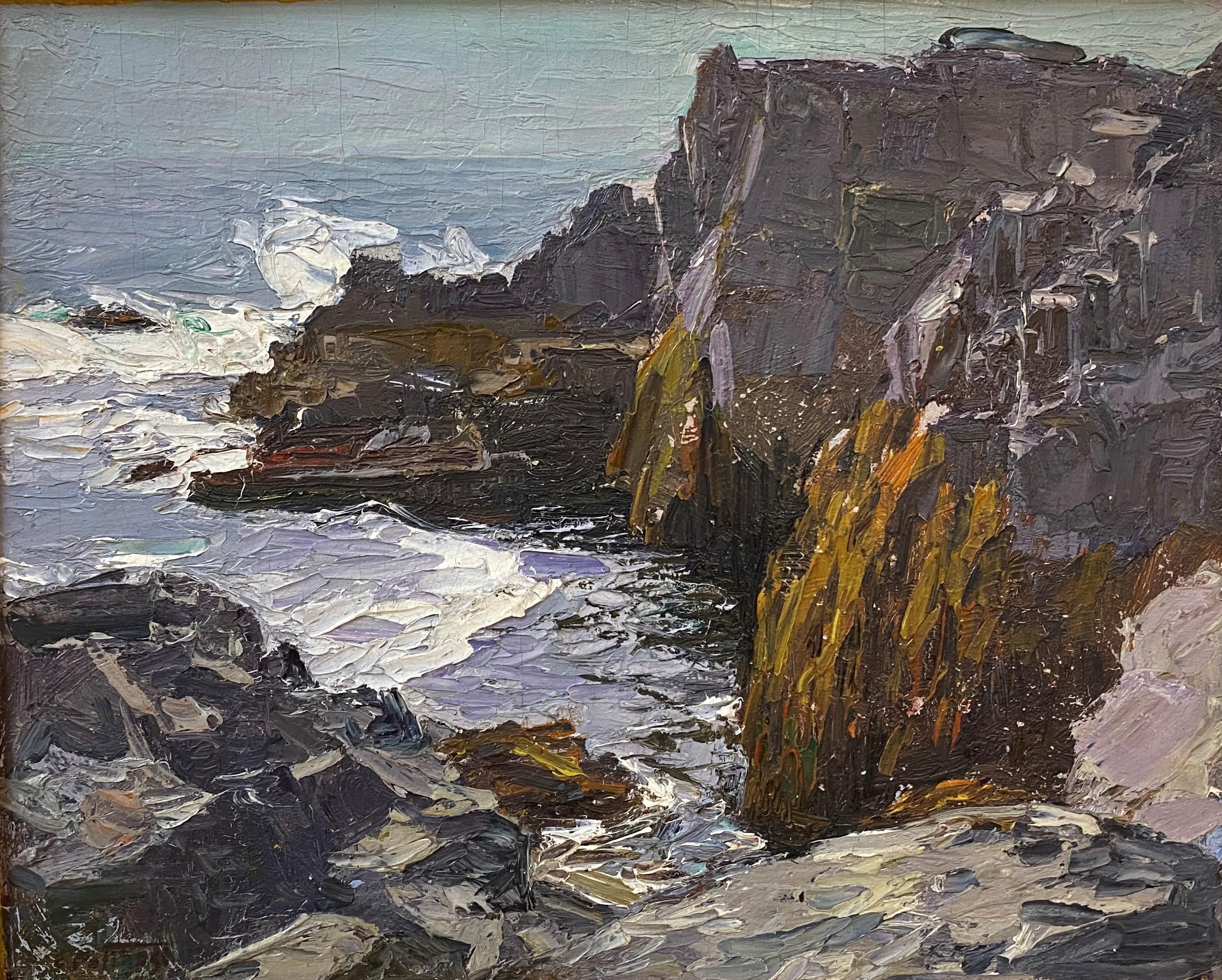 A Rockbound Coast - American Impressionist Art by Edward Henry Potthast