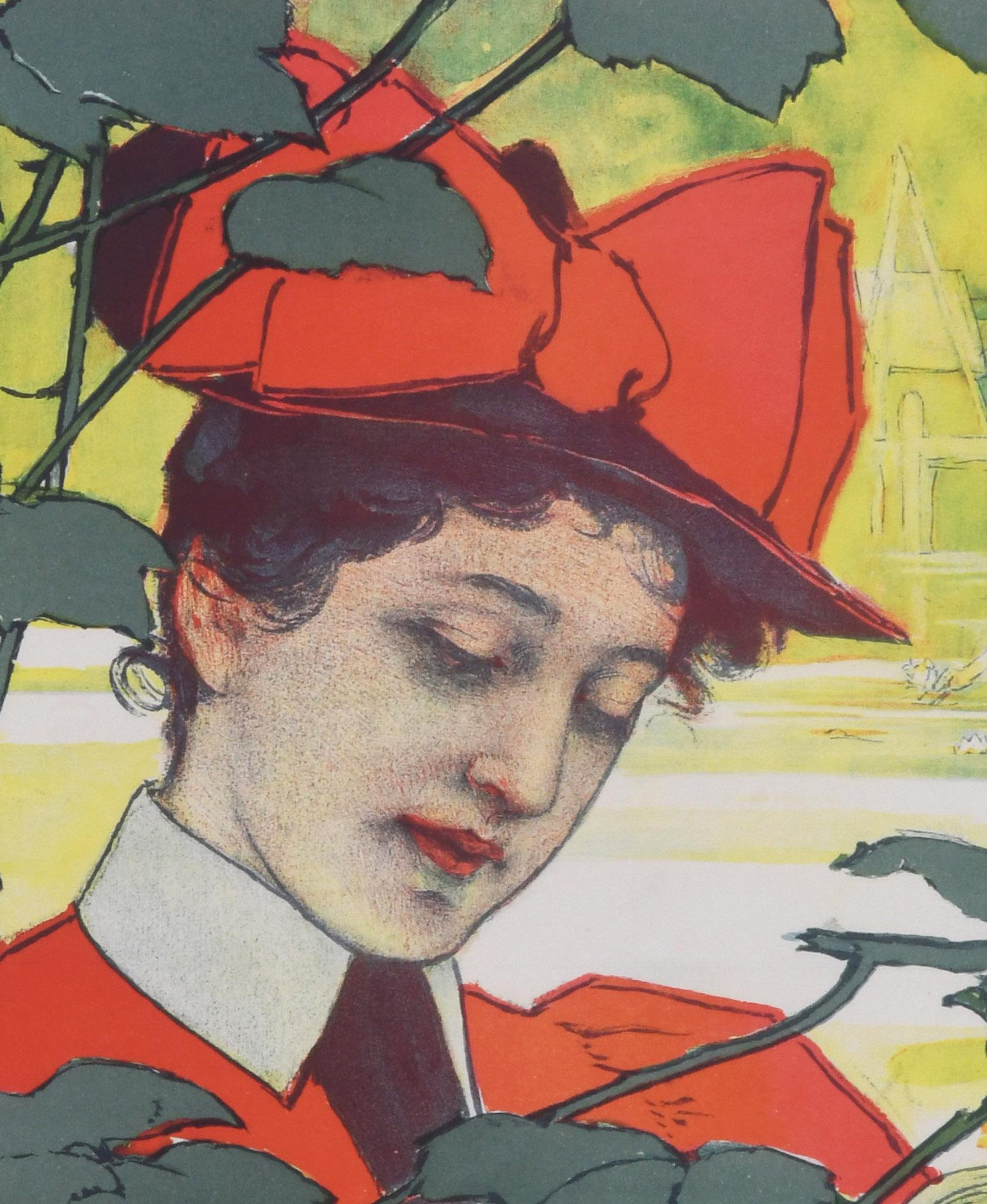 After Edward Henry Potthast
The Century Magazine
Chromolithograph, July 7, 1896
Printed by W.B. Orcutt Co., NY
Note: This image won an honorable mention in a poster contest sponsored by The Century in 1896. As a result, it was immediately used for