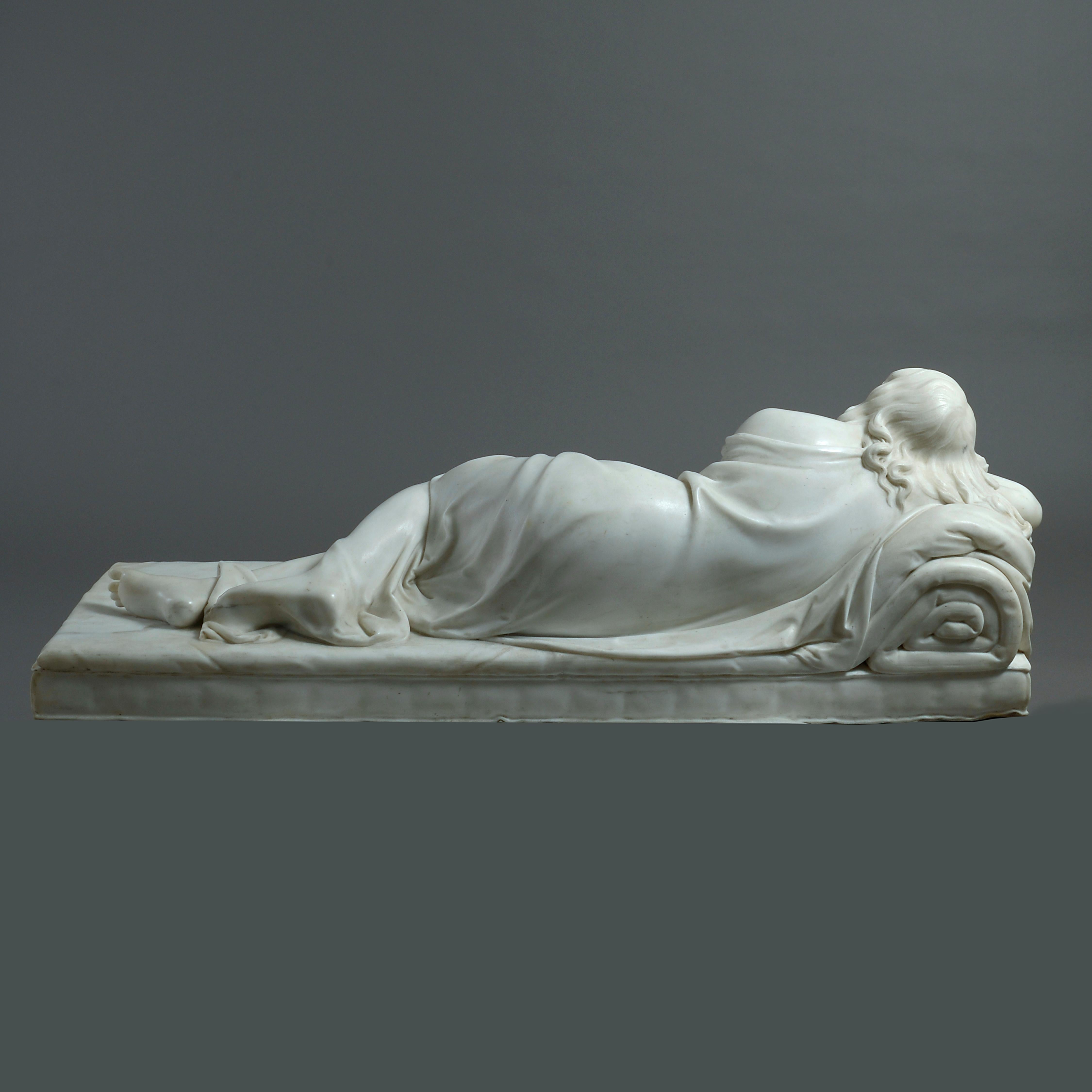 19th Century Edward Hodges Baily (1788-1867) Sleeping Nymph For Sale