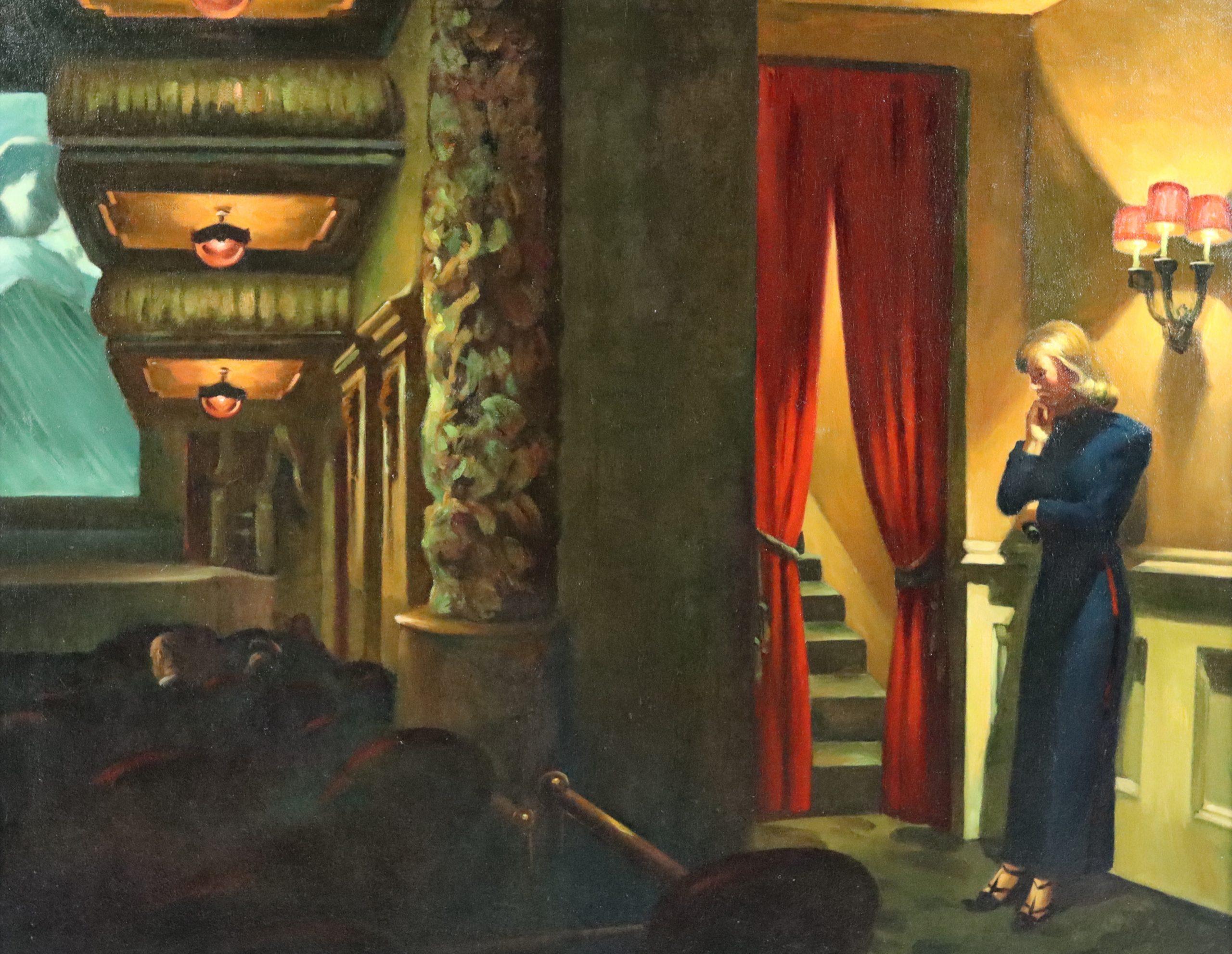Edward Hopper Interior Painting - New York Movie 1939