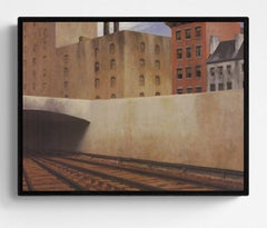 Edward Hopper 'Approaching a City' 2010- Offset Lithograph