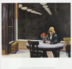 Edward Hopper 'Automat' 2009- Offset Lithograph