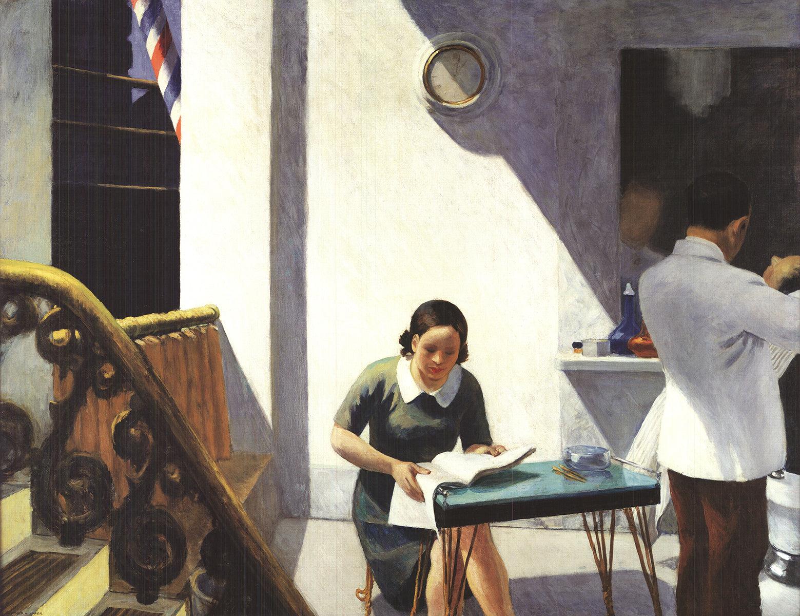 Edward Hopper 'Barber Shop' 2010- Offset Lithograph For Sale 1