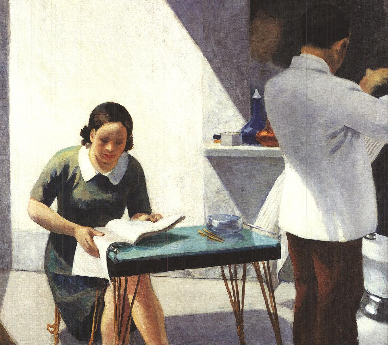 Edward Hopper 'Barber Shop' 2010- Offset Lithograph For Sale 2