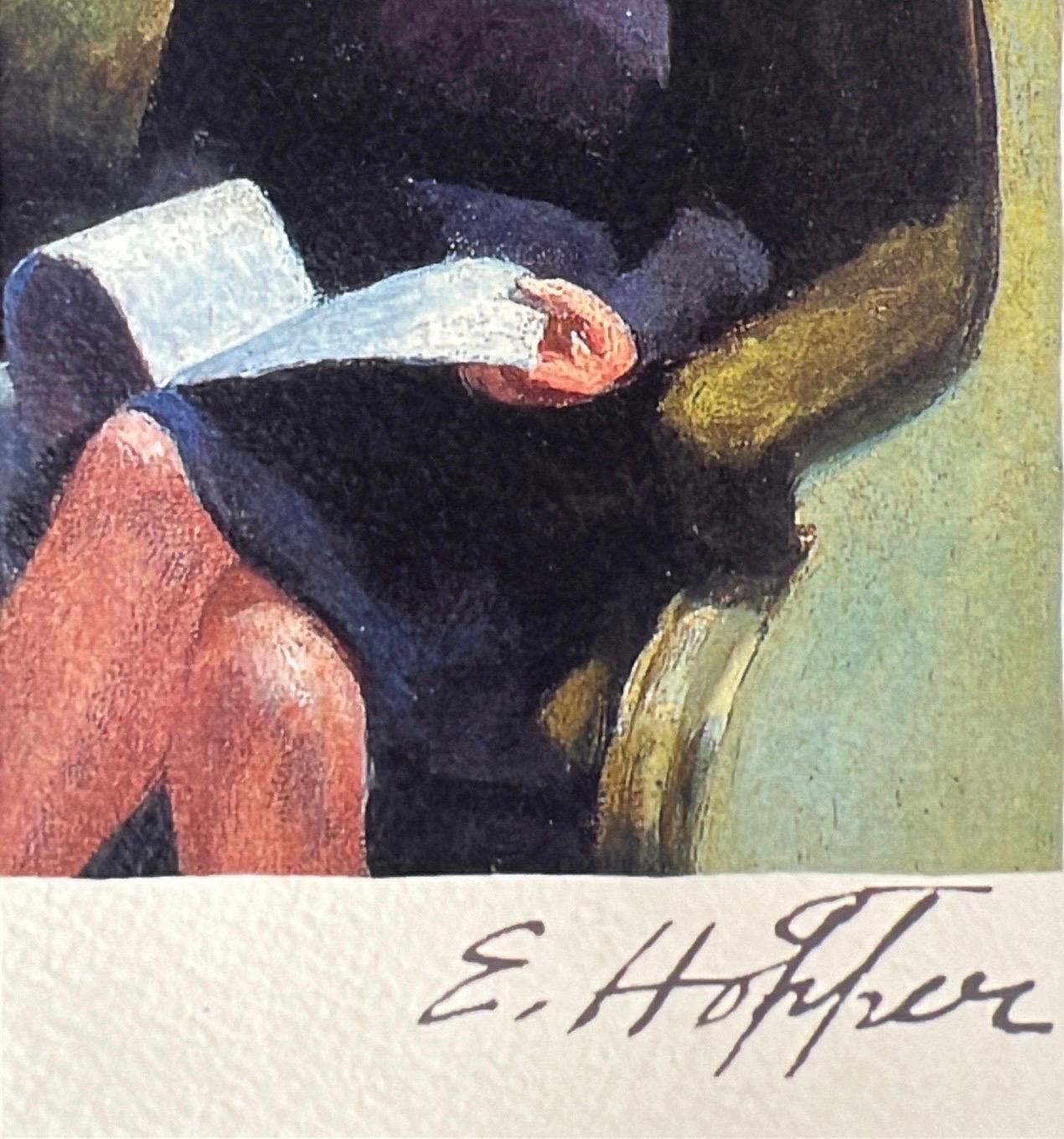 Edward Hopper Compartimento C Auto 193 Litografia, numerata, firmata e incorniciata in vendita 7