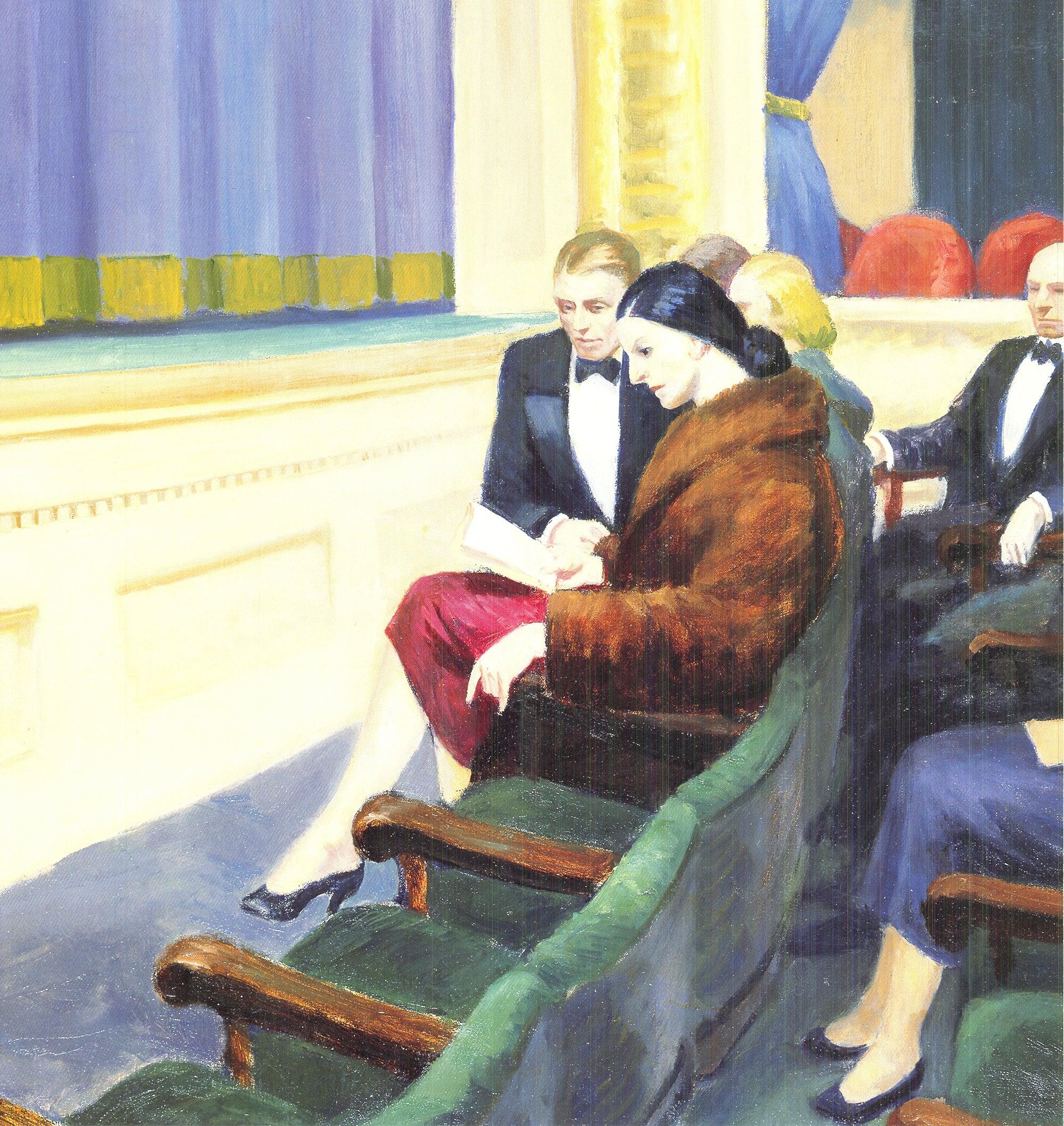 Edward Hopper 'First Row Orchestra' 1997- Offset For Sale 1
