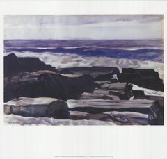 Edward Hopper 'Forshore-Two Lights' 2011- Offset Lithograph