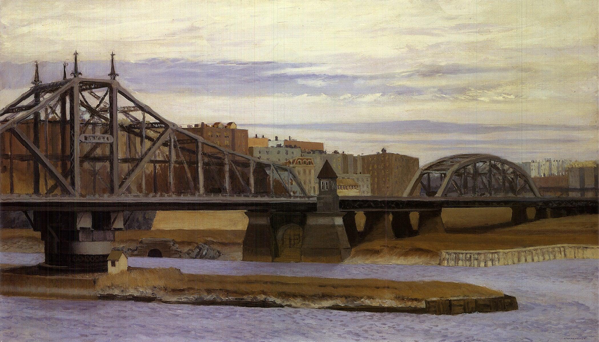 Edward Hopper 'Macomb's Dam Bridge' 2010- Offset Lithograph For Sale 1