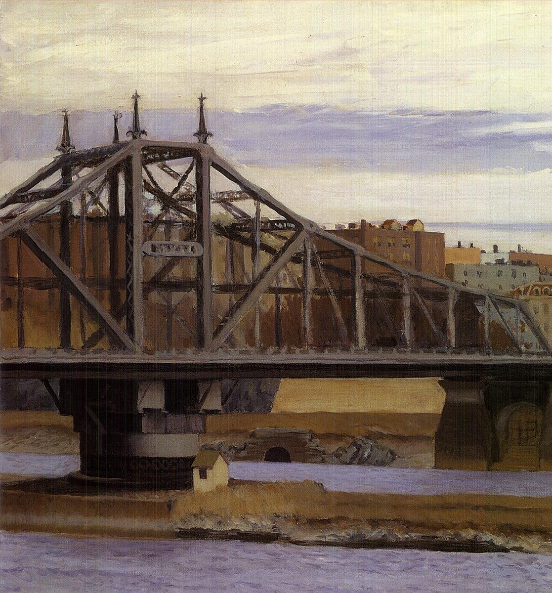 Edward Hopper 'Macomb's Dam Bridge' 2010- Offset Lithograph For Sale 2