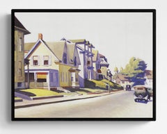 Edward Hopper "Sol en la calle Prospect" 2010- Litografía offset