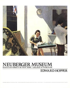 Edward Hopper-The Barber Shop-30" x 24"-Poster-1981-Realism