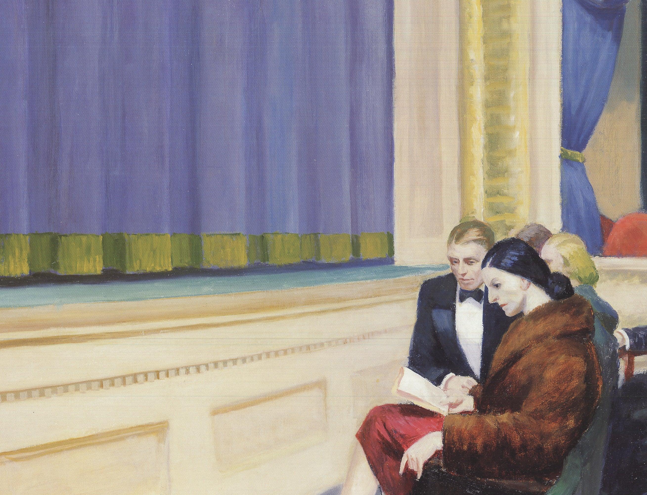 First Row Orchestra - Print by Edward Hopper
