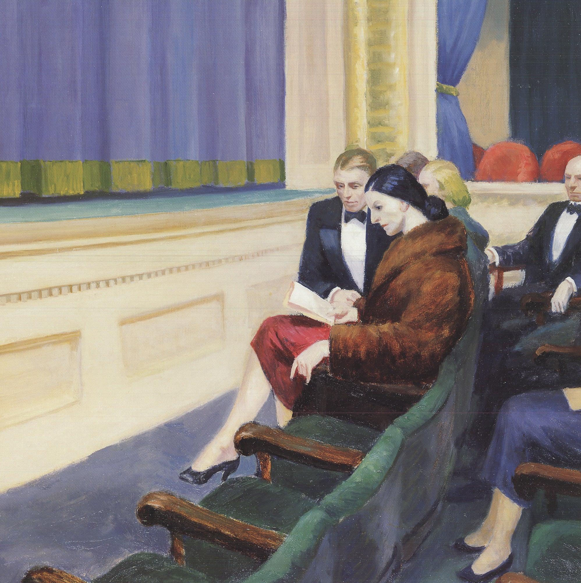 First Row Orchestra - American Modern Print by Edward Hopper