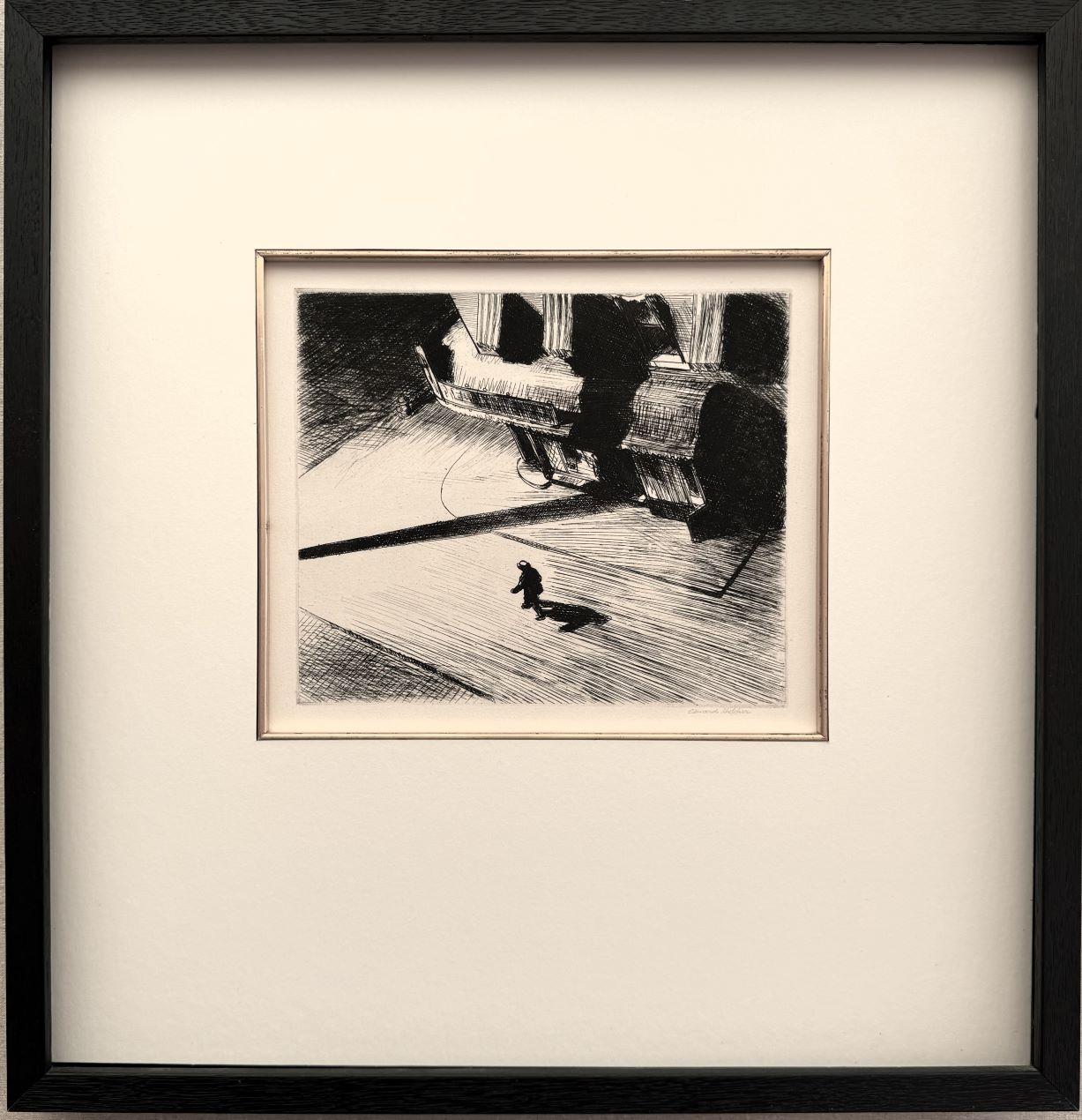 Night Shadows - Print by Edward Hopper