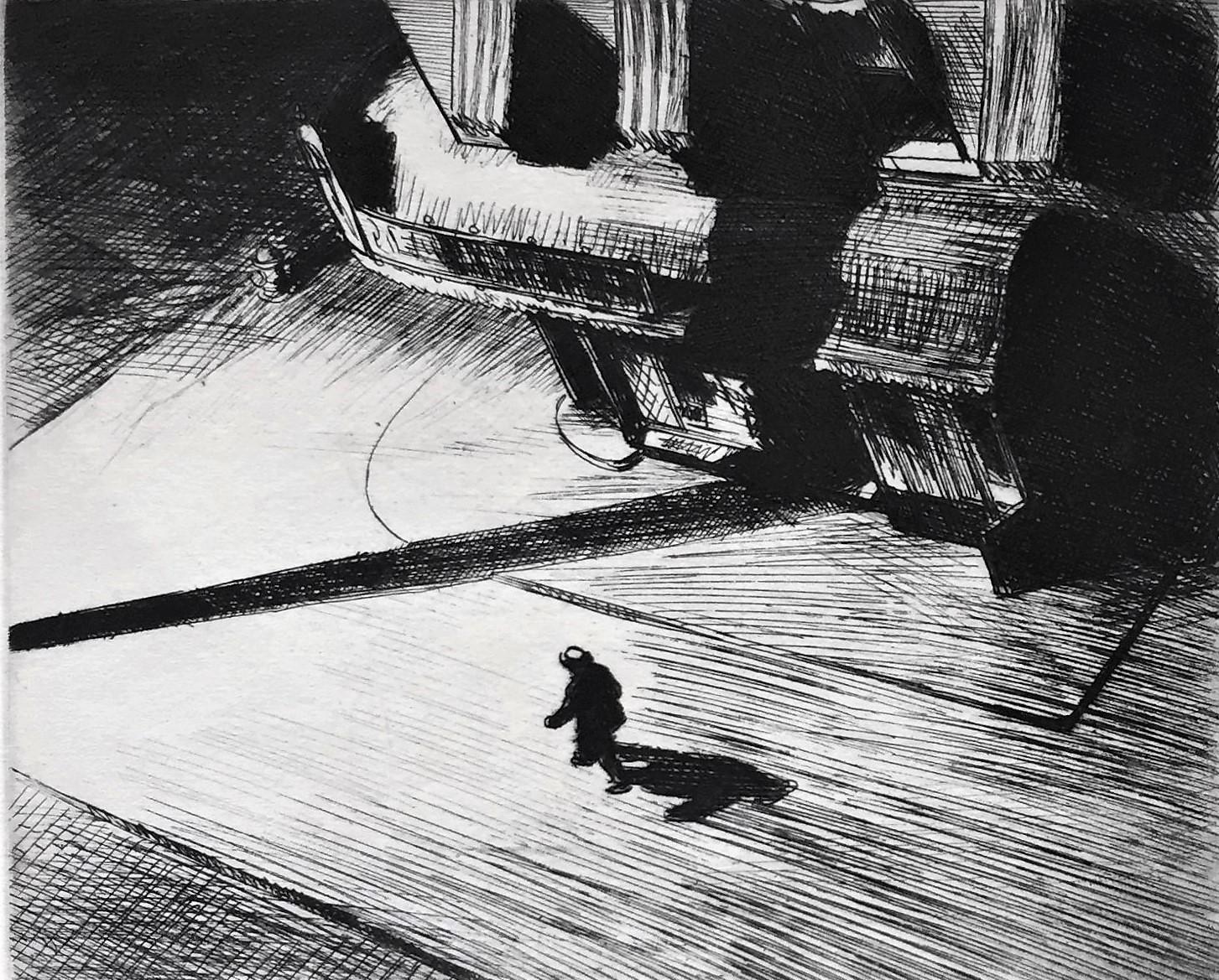 Night Shadows - Print by Edward Hopper