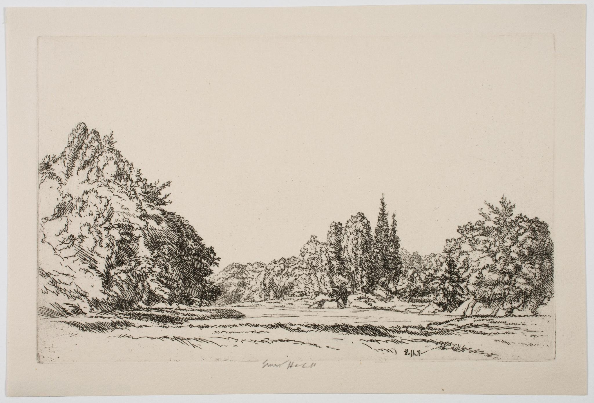 Sechs amerikanische Radierungen (Amerikanischer Realismus), Print, von Edward Hopper