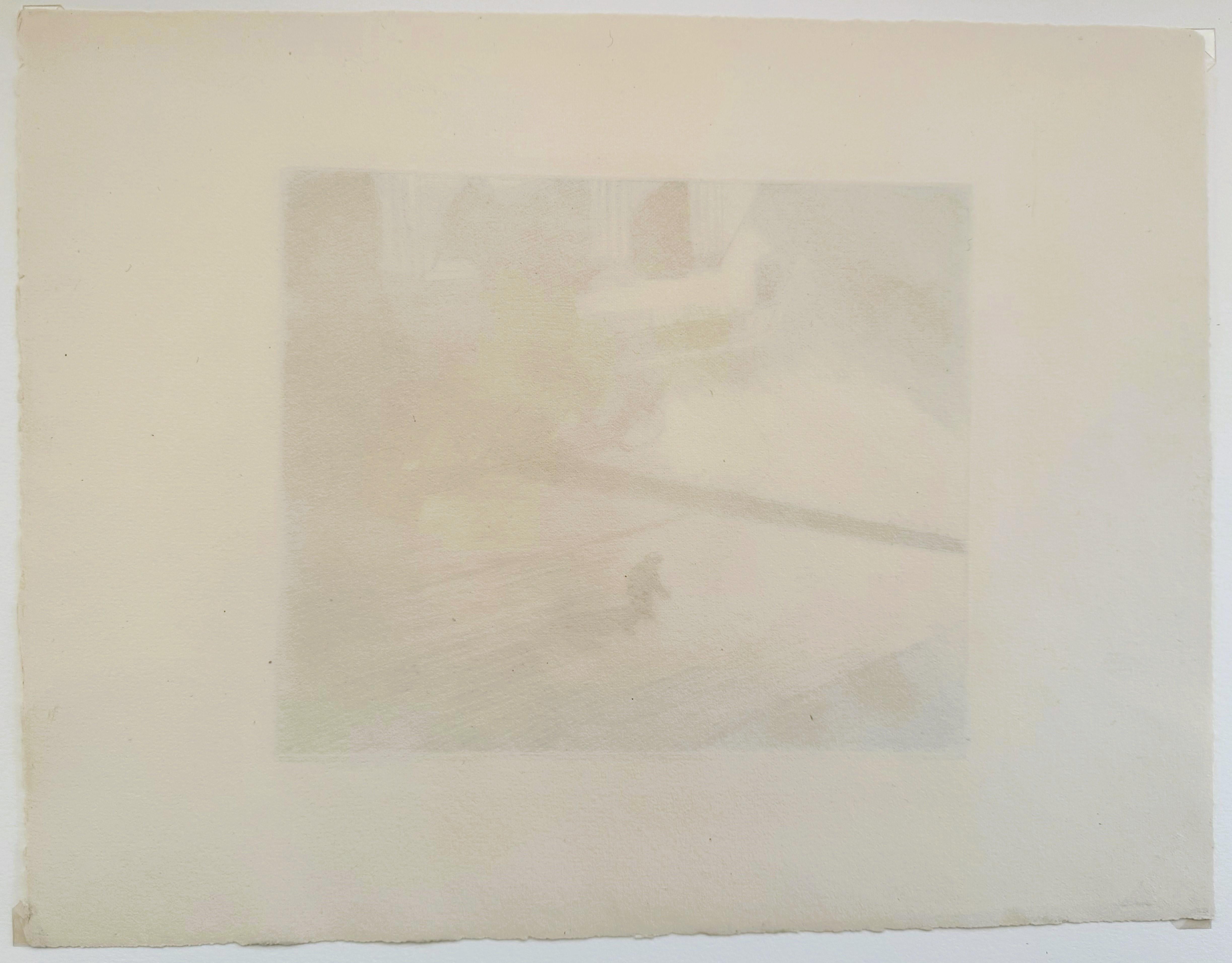 Night Shadows - American Modern Print by Edward Hopper