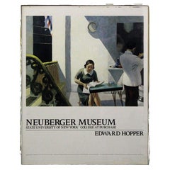 Edward Hopper The Barber Shop Neuberger Museum Antique Exhibition Poster 1981