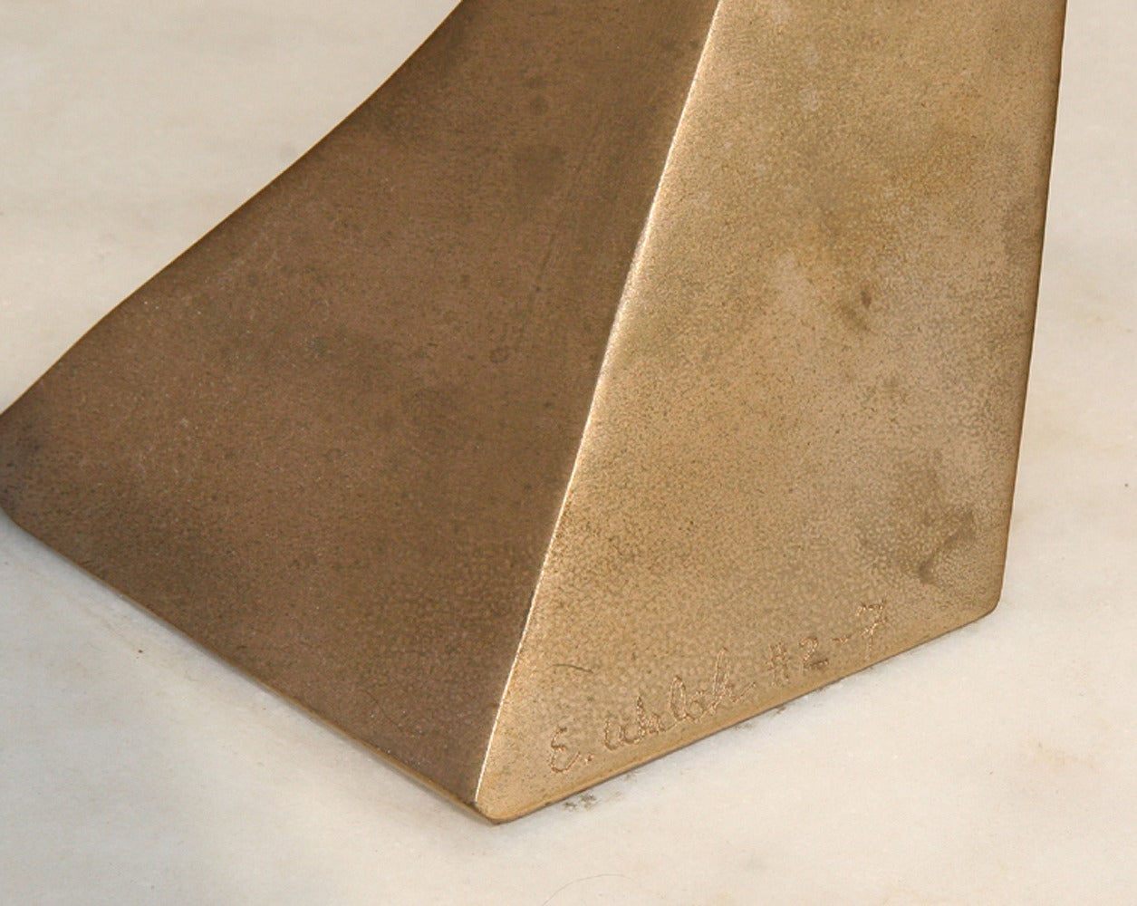 Going Home, Minimalist Bronze Sculpture by Edward J. Walsh For Sale 2