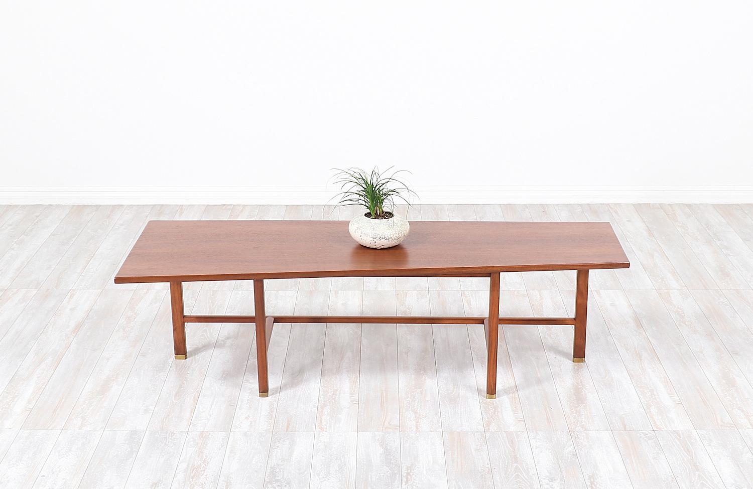 Edward J. Wormley Asymmetrical Coffee Table for Dunbar In Excellent Condition In Los Angeles, CA