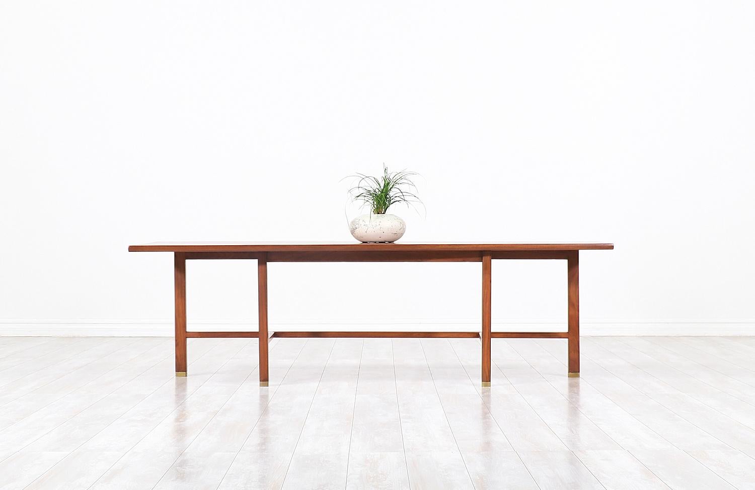 Mid-20th Century Edward J. Wormley Asymmetrical Coffee Table for Dunbar