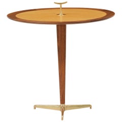 Vintage Edward J. Wormley Brass Tri-Leg Side Table for Dunbar