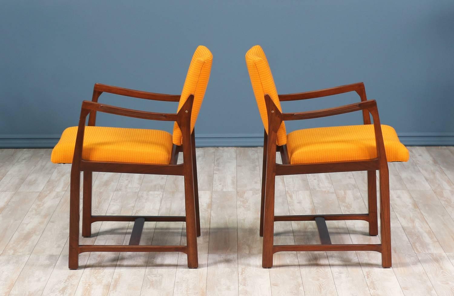 Mid-Century Modern Edward J. Wormley Easy Lounge Chairs for Dunbar