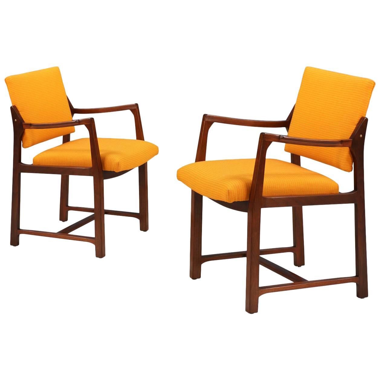 Edward J. Wormley Easy Lounge Chairs for Dunbar