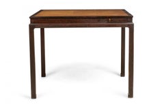 Edward J Wormley for Dunbar Cork and Wood Concealed Tray Game Table