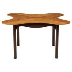 Edward J Wormley for Dunbar Furniture Co. Bleached Rosewood Clover Game Table