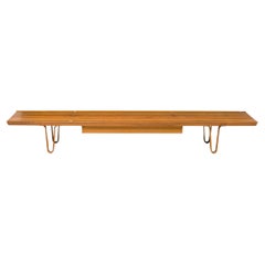 Edward Wormley per Dunbar Furniture Co. Tavolino da caffè "Longjohn" in Wood