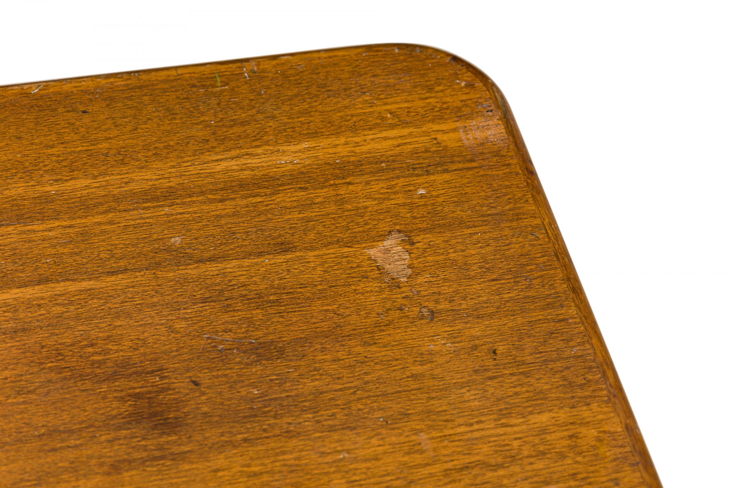 Quadratischer Holz-Spieltisch, Edward J. Wormley für Dunbar Furniture Company (20. Jahrhundert) im Angebot