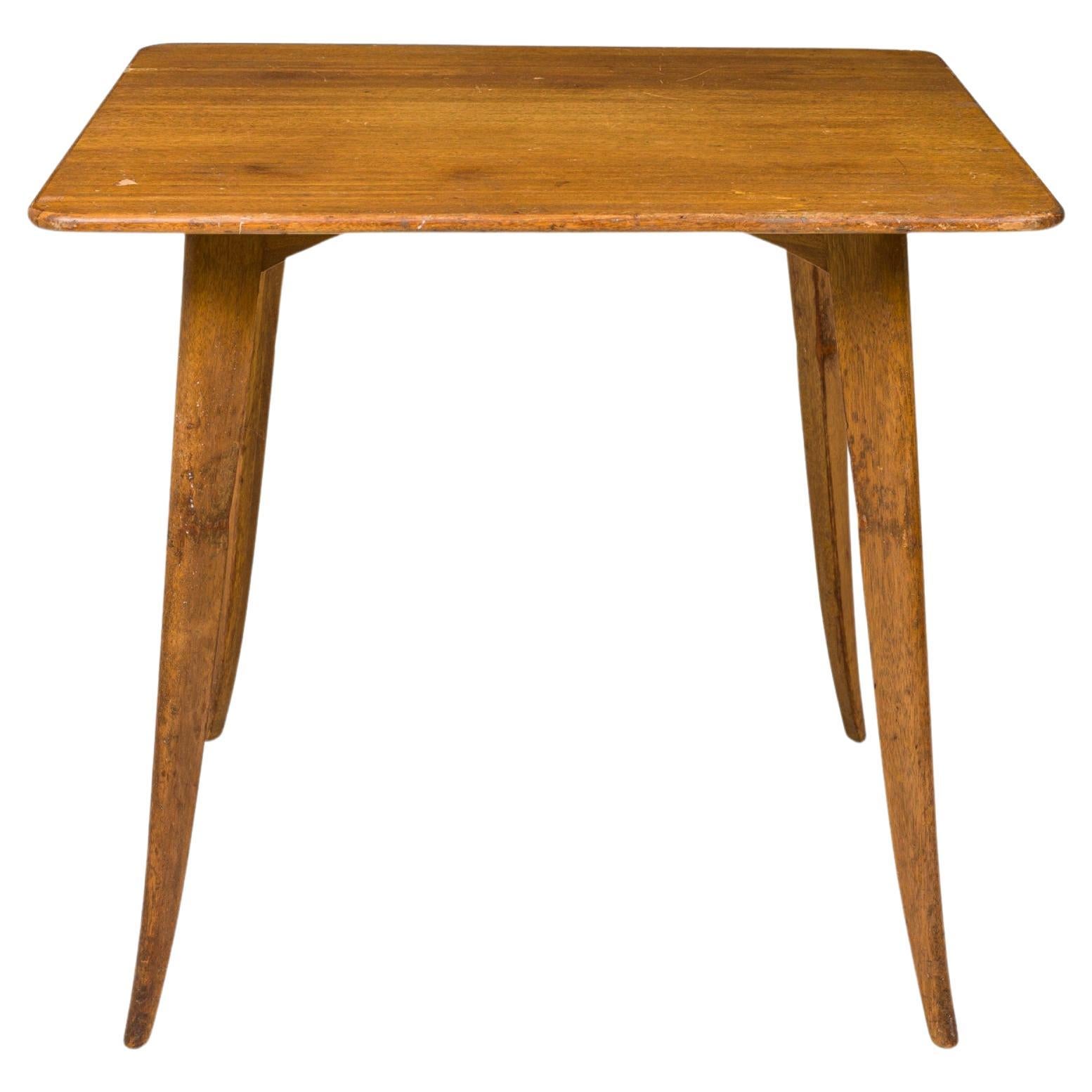 Edward J Wormley for Dunbar Furniture Company Square Wooden Game Table